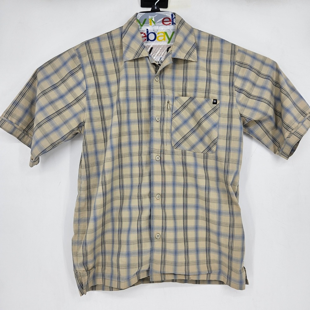 Blackhawk Warrior Shirt Mens Medium‎ Plaid Pockets Button Up Outdoor Wear